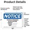 Signmission Testing In Progress Do Not Disturb Contact, 10 in W x Rectangle, Vinyl Decal OS-2PACK-NS-D-710-L-18545 - alternate 2